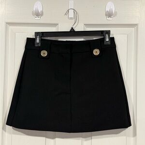 Mango Elegant Black Mini Skirt